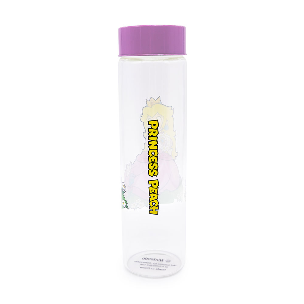 Nintendo - Super Mario Bros - Peach Glass Drink Bottle - Packshot 2