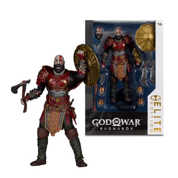 God of War - Kratos with Ares Armour Elite Edition 7" Action Figure - Packshot 6