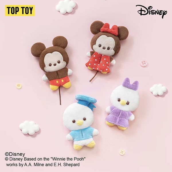 Disney - Mickey & Friends - Always Together Series Button Plush Charm Blind Box (Single Box) - Packshot 4