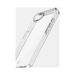 ITSKINS Spectrum Clear iPhone 16e Case Black 3M Drop Safe Anti Shock Recycled Air Pocket Corners - Packshot 1