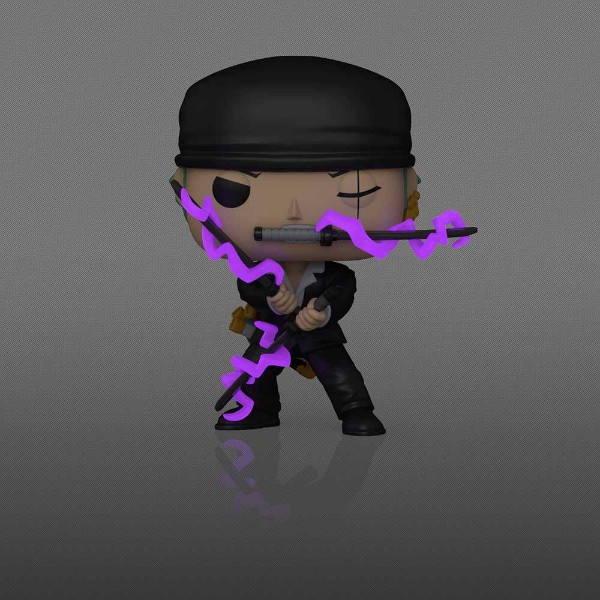 One Piece - Roronoa Zoro (Dressrosa Arc) Glow-in-the-Dark Pop! Vinyl Figure - Packshot 2
