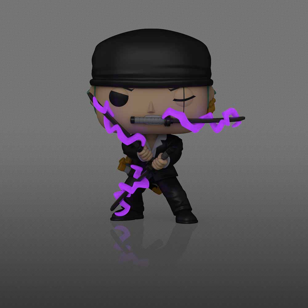 One Piece - Roronoa Zoro (Dressrosa Arc) Glow-in-the-Dark Pop! Vinyl Figure - Packshot 2