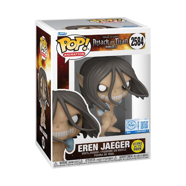 Attack on Titan - Eren Jaeger (Attack Titan Form) Glow Pop! Vinyl Figure - Packshot 3