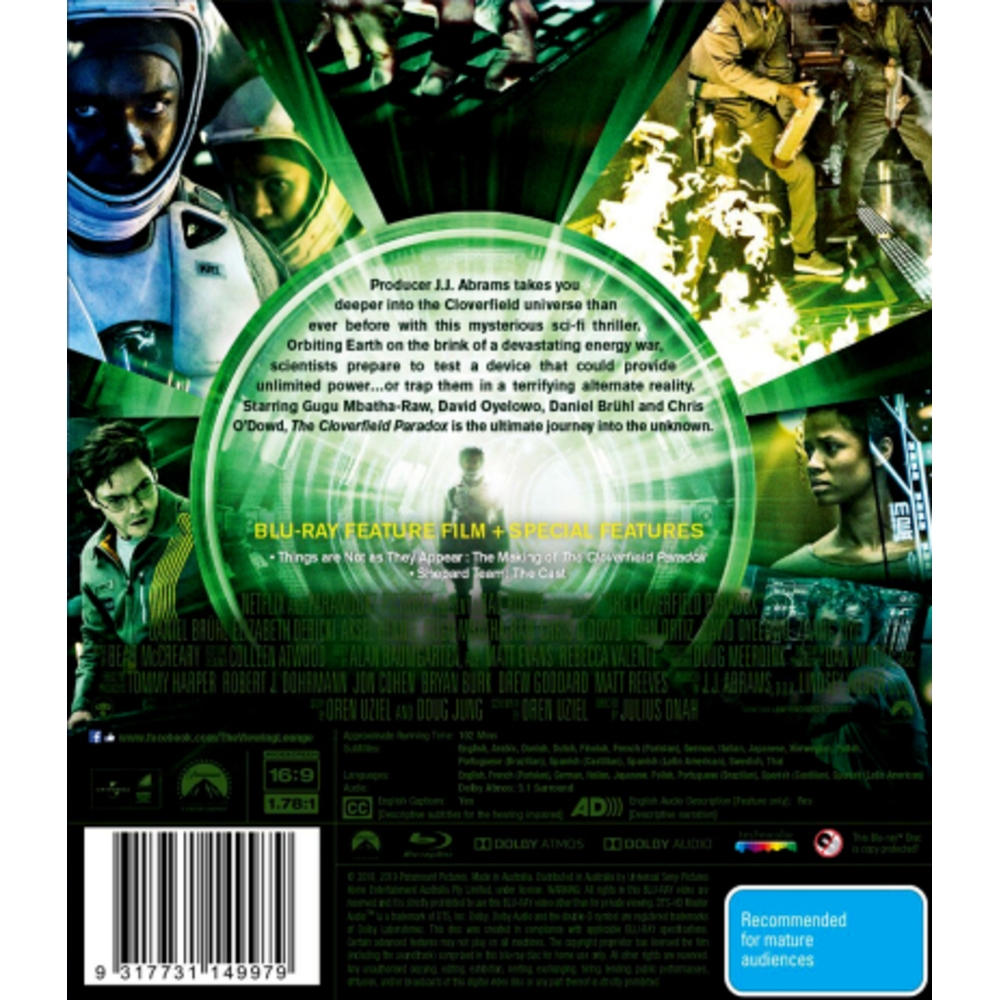 The Cloverfield Paradox - Packshot 2