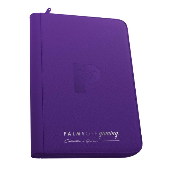 Palms Off Gaming - Collector's Series 9 Pocket Zip Binder - Purple - Packshot 1