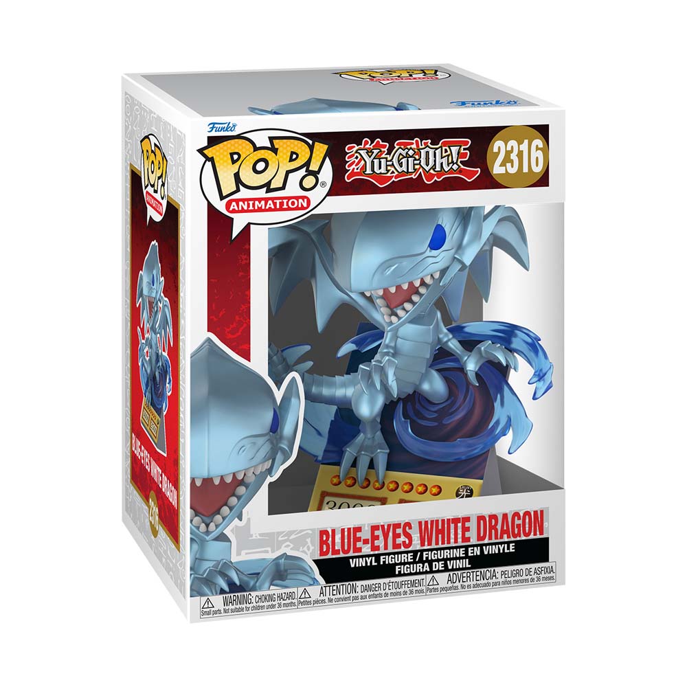 Yu-Gi-Oh! - Blue-Eyes White Dragon Pop! Premium Vinyl Figure - Packshot 2