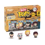 Demon Slayer - Inosuke Hashibira, Kyojuro Rengoku, Genya Shinazugawa & Mystery Bitty Pop! Vinyl Figure 4-Pack