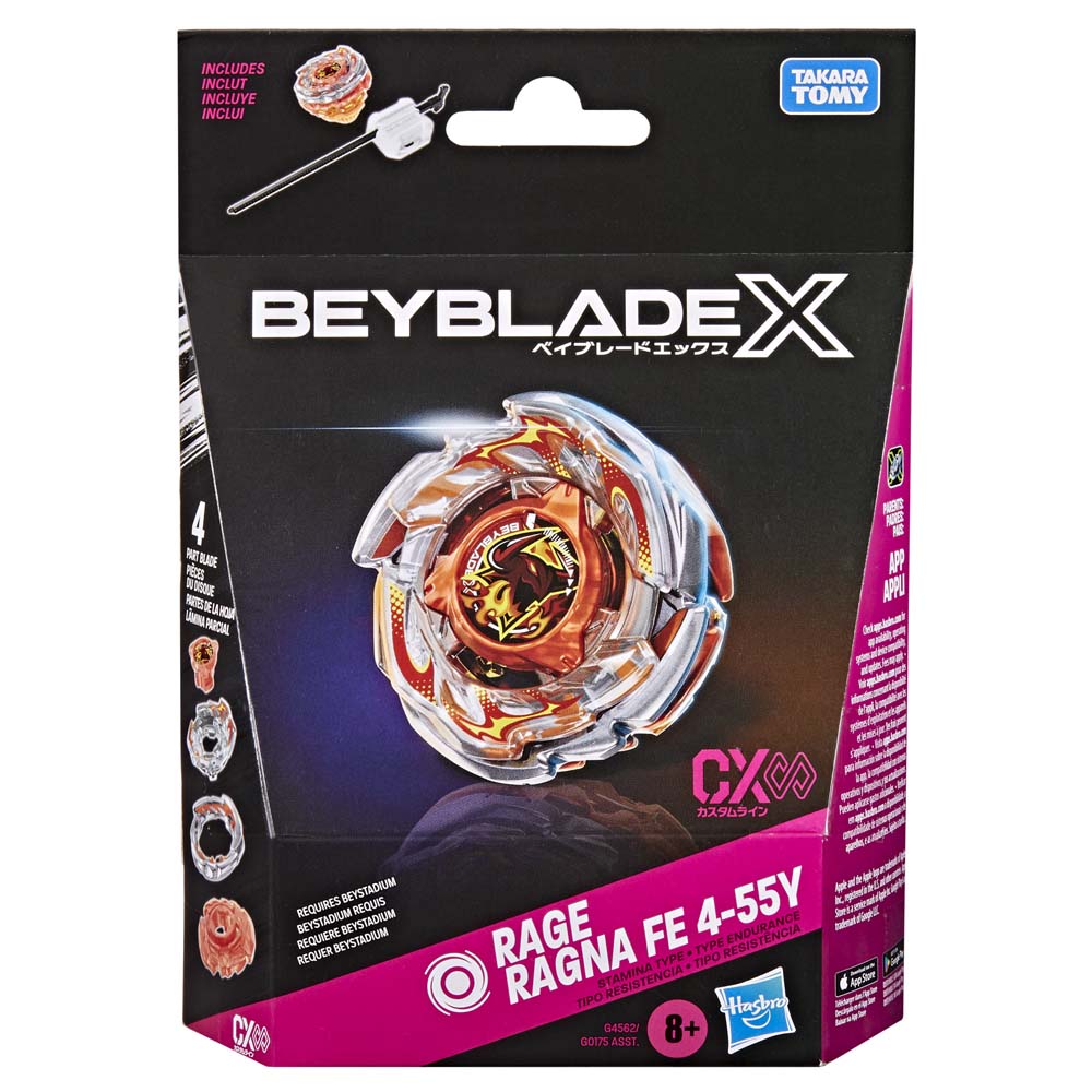 Beyblade X - Rage Ragna FE 4-55Y CX Infinity Starter Pack Set - Packshot 5