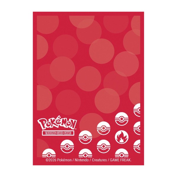 Pokemon - TCG - Energy Deck Protector Sleeves - Fire - Packshot 2