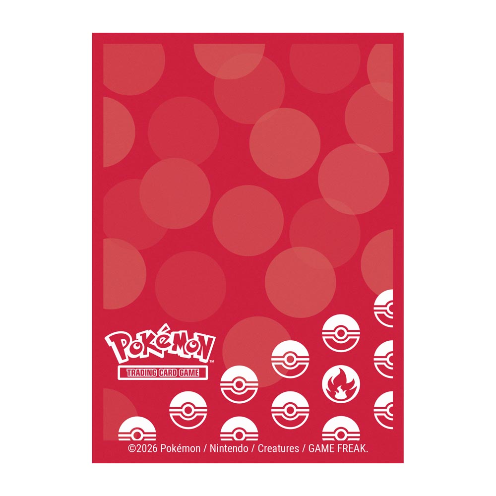 Pokemon - TCG - Energy Deck Protector Sleeves - Fire - Packshot 2