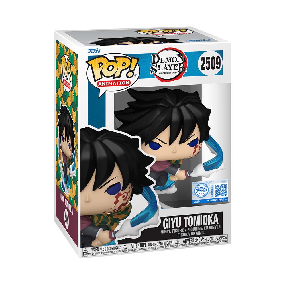 Demon Slayer - Giyu Tomioka (Water Breathing) Pop! Vinyl Figure - Packshot 2