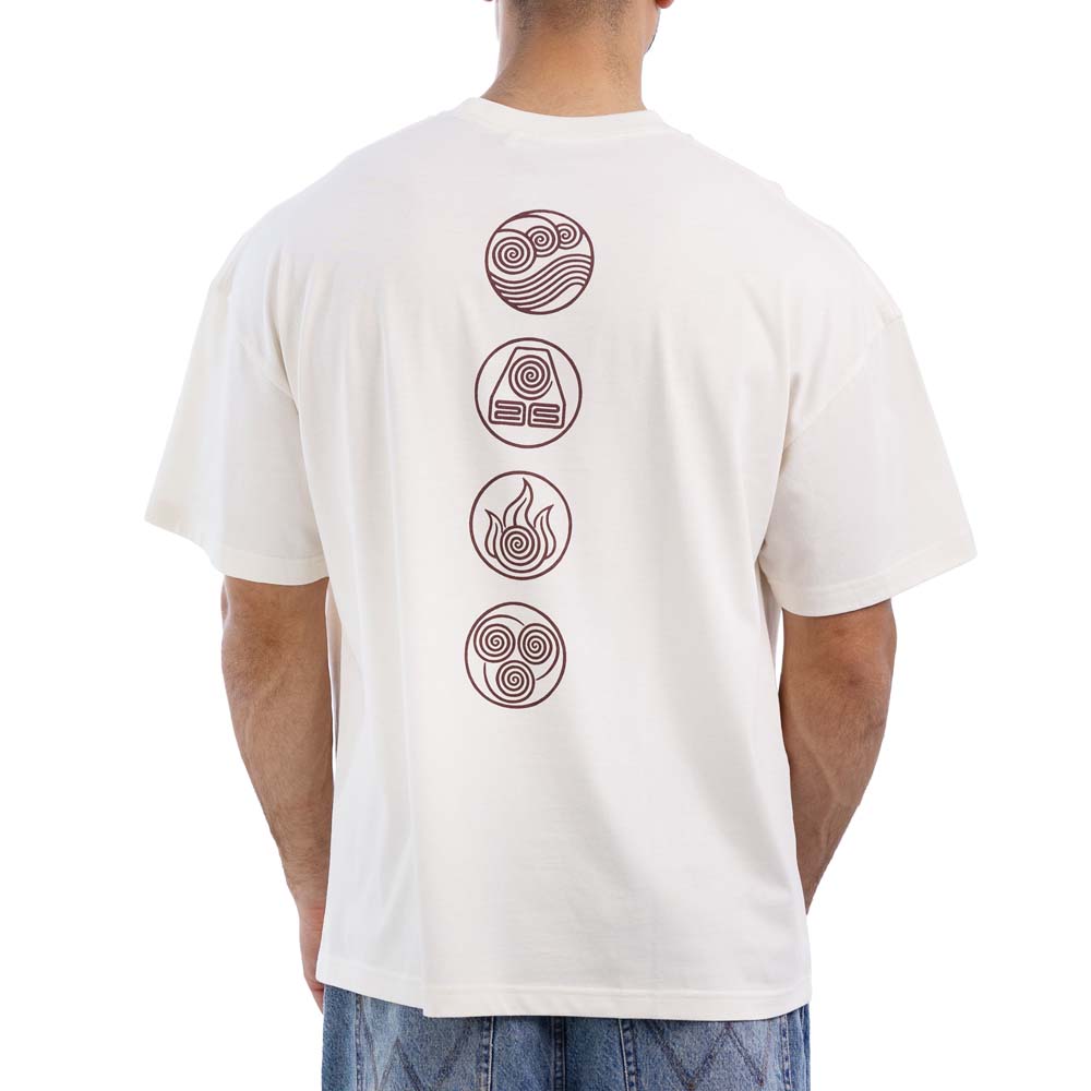 Avatar: The Last Airbender - Team Avatar Elements Oversized T-Shirt - Packshot 2