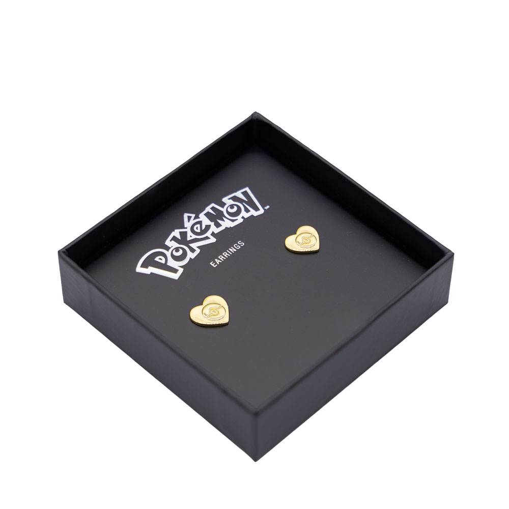 Pokemon - Pokeball Heart Earrings - Packshot 3