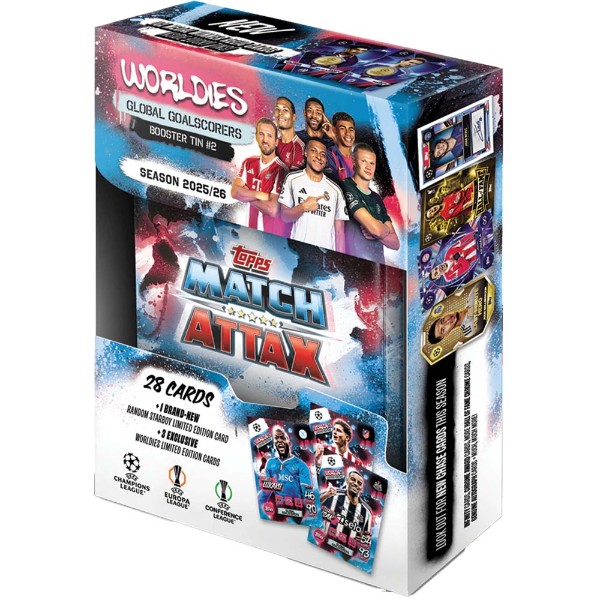 UEFA - TC - Topps Match Attax Champions League 2025 - 2026 Edition Mini Tin (Assorted) - Packshot 3