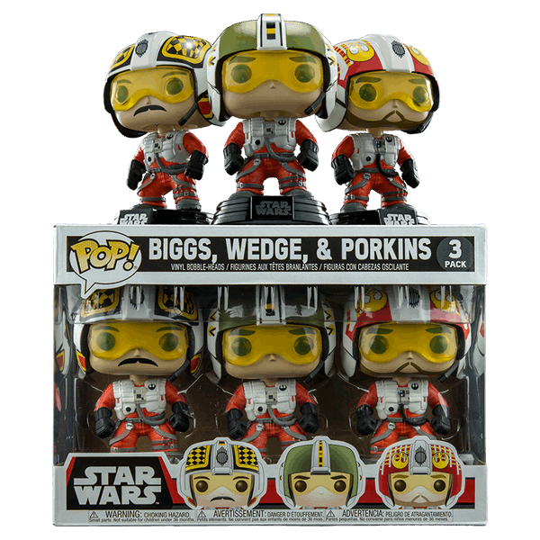star wars 3 pack pop