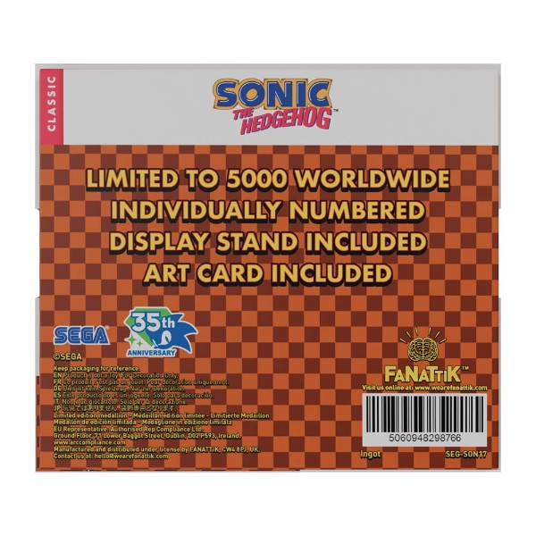 Sonic The Hedgehog - Original Logo Medallion Limited Edition - Packshot 4