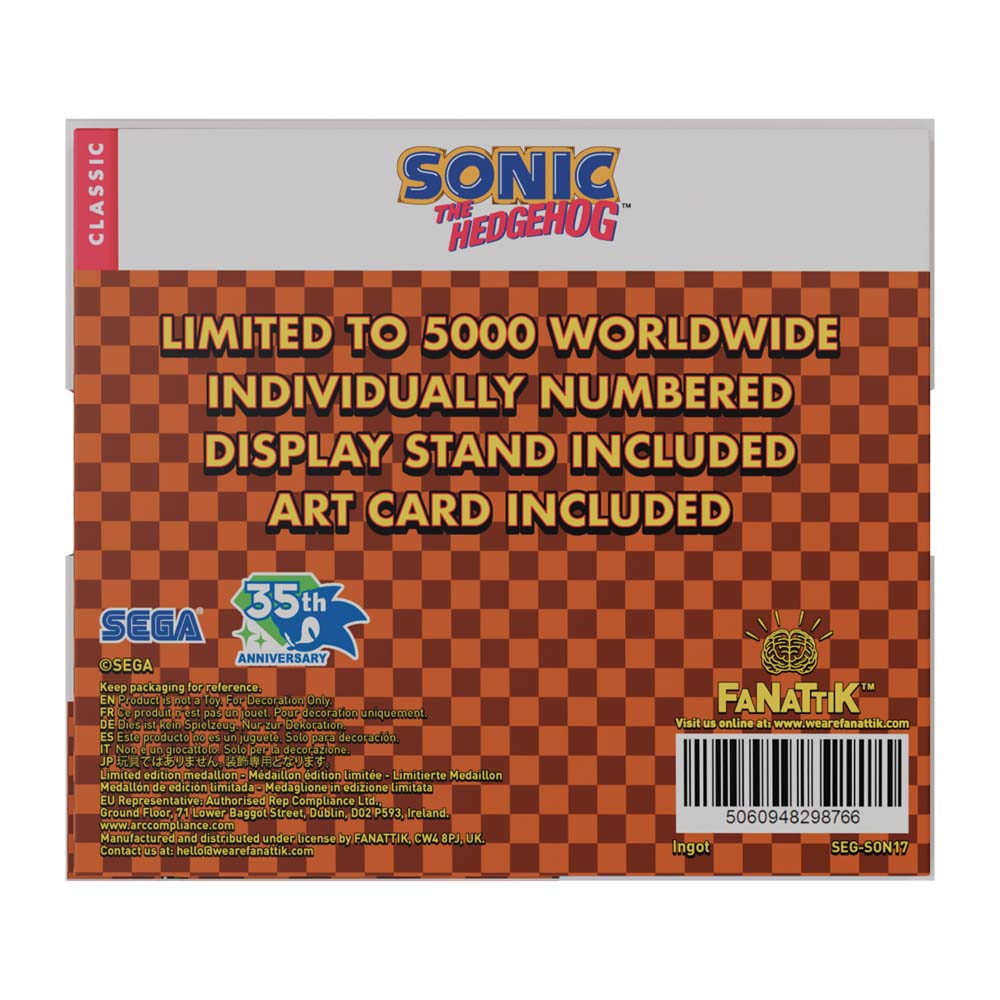 Sonic The Hedgehog - Original Logo Medallion Limited Edition - Packshot 4