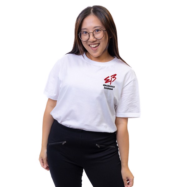 Electronics Boutique Retro Logo TShirt White Clothing EB Games