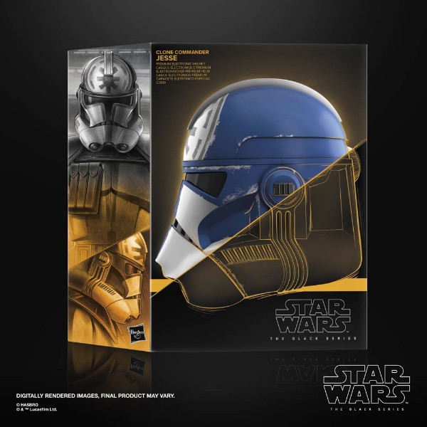 Star Wars - The Black Series - Clone Commander Jesse Premium Electronic Helmet - Packshot 6