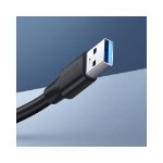 UGreen USB 3.0 A Male to Female Extension Cable 1.5m Black - Packshot 3