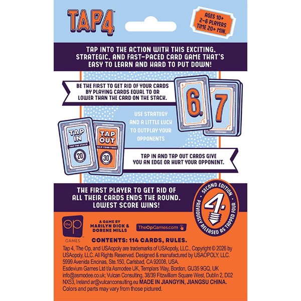 Tap 4 Card Game - Packshot 5
