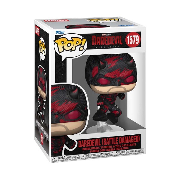 Marvel - Daredevil: Born Again - Daredevil (Battle Damaged) Pop! Vinyl Figure - Packshot 2