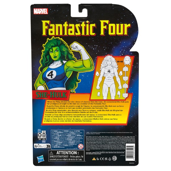Marvel - Fantastic Four - Marvel Legends Series She-Hulk Action Figure - Packshot 6
