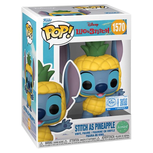 DIsney - Lilo & Stitch - Stitch as Pineapple Scented Pop! Vinyl Figure - Packshot 2