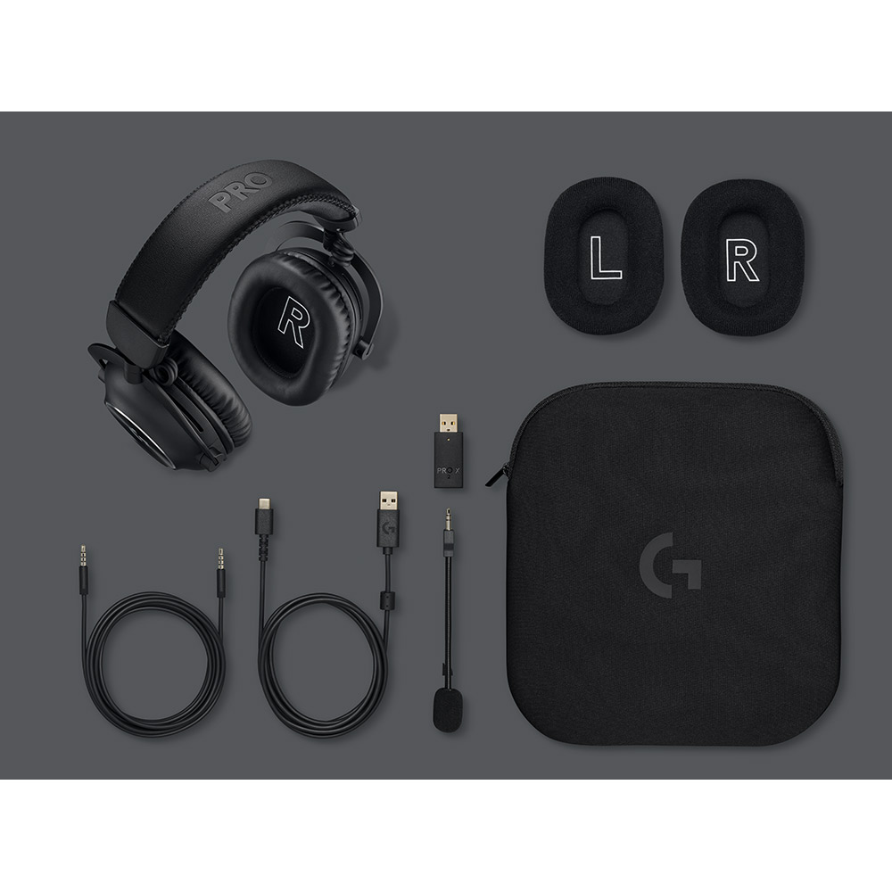 Logitech G PRO X 2 Lightspeed Wireless Gaming Headset - Black - Packshot 6
