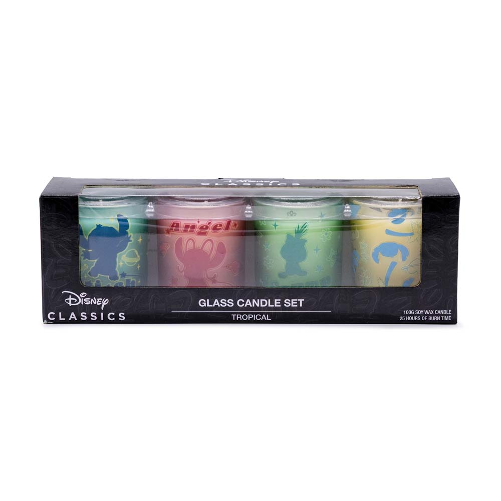 Disney - Lilo & Stitch - Stitch Gang Glass Candle Set 4-Pack - Packshot 2