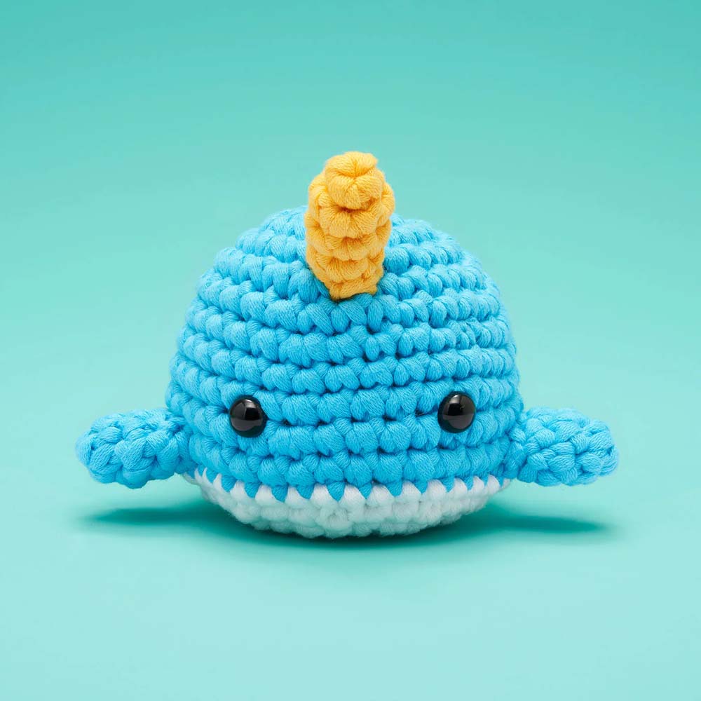 The WOOBLES - Bjorn the Narwhal Crochet Kit - Packshot 2