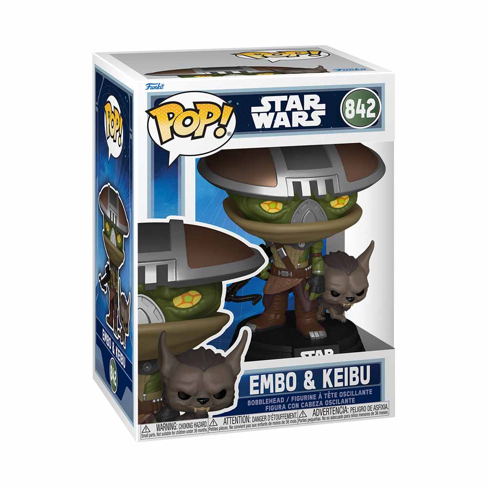 Star Wars – The Mandalorian & Grogu – Embo & Keibo Pop! Vinyl Figure - Packshot 2