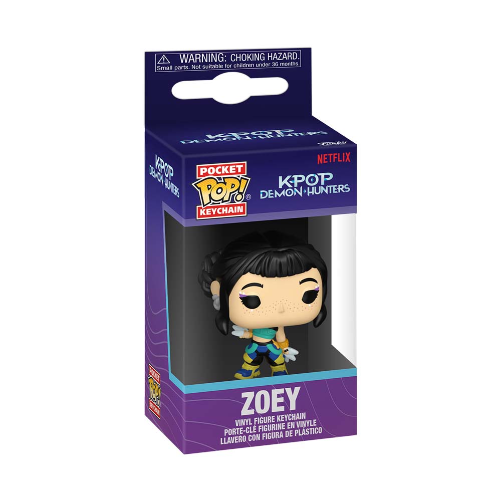 Netflix - KPop Demon Hunters - Zoey Pocket Pop! Keyring - Packshot 2