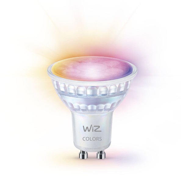 WiZ Spot 50W PAR16 GU10 Glass Smart Bulb - Colour & Tunable White - Packshot 1