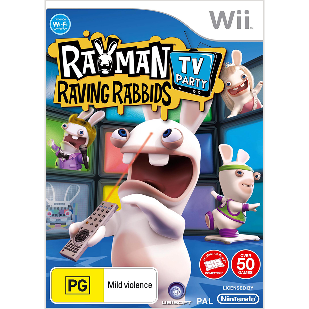 Rayman Raving Rabbids: TV Party - Packshot 1