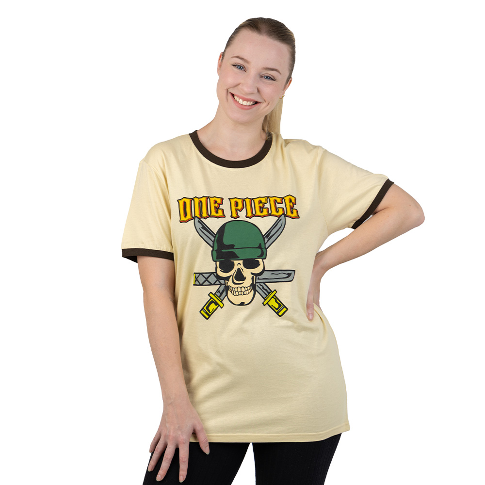 One Piece - Zoro (Netflix) Skull T-Shirt - Packshot 3
