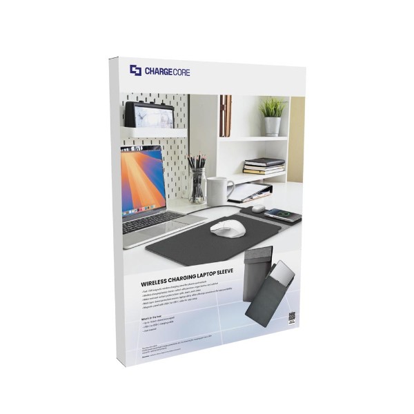 Laser Wireless Charging Laptop Sleeve Up to 16 Inch - Black - Packshot 6