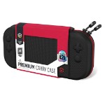 Powerwave Premium Carry Case for Nintendo Switch 2 - Black Crimson - Packshot 1
