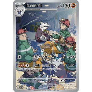 Pokemon - TCG - SV05: Temporal Forces - Excadrill Holofoil 174/162 - NM/M