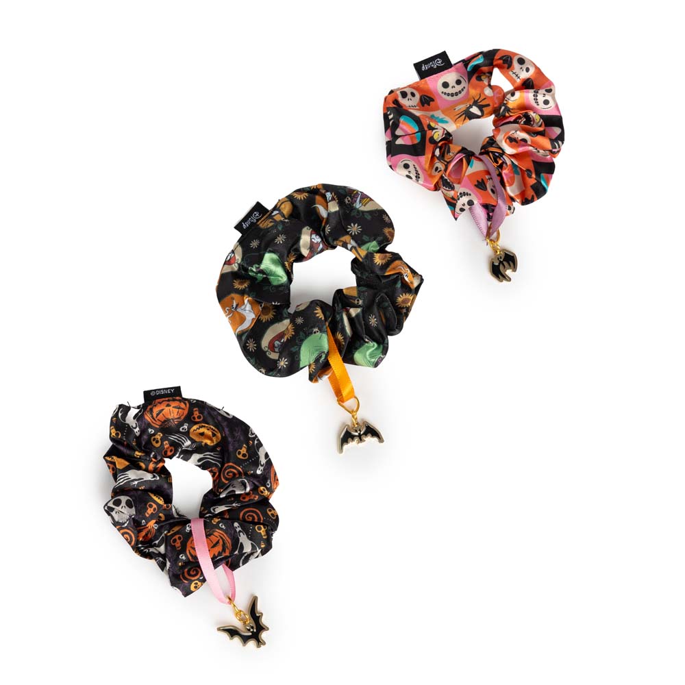 Disney - The Nightmare Before Christmas - Bat Charm Scrunchies 3-Pack - Packshot 2