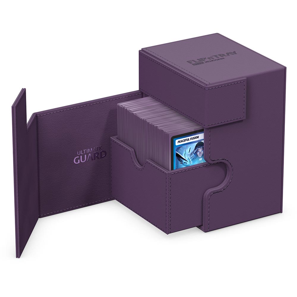 Ultimate Guard TCG - XenoSkin Flip'n'Tray 133+ Deck Box - Purple - Packshot 2