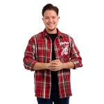 One Piece - Straw Hat Jolly Roger Flannel Long-Sleeve Shirt - Packshot 3