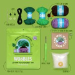 The WOOBLES - Ophelia the Monstera Plant Crochet Kit - Packshot 3