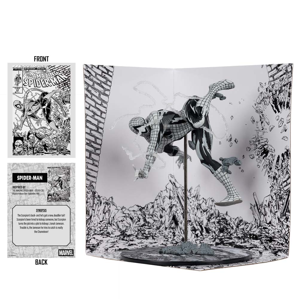 Marvel - The Amazing Spider-Man - Spider-Man (Issue #318) Line Art Figure - Packshot 6