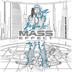 Mass Effect - Colouring Book - Packshot 1