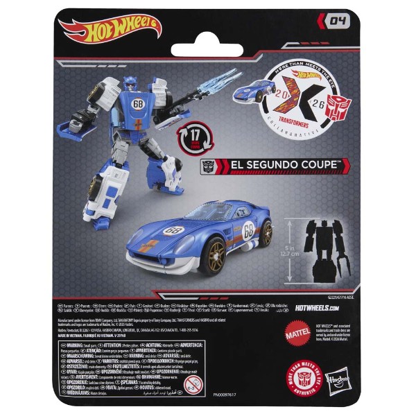 Transformers x Hot Wheels - El Segundo Coupe Action Figure - Packshot 6