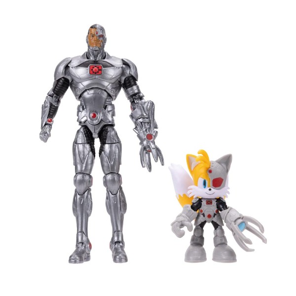 DC X Sonic the Hedgehog - Tails and Cyborg Action Figure 2-Pack - Packshot 1