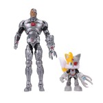 DC X Sonic the Hedgehog - Tails and Cyborg Action Figure 2-Pack - Packshot 1