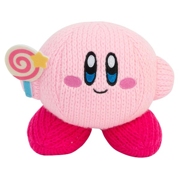 Kirby - Nuiguru Knit Kirby (with Invincibility Candy) Plush - Packshot 1