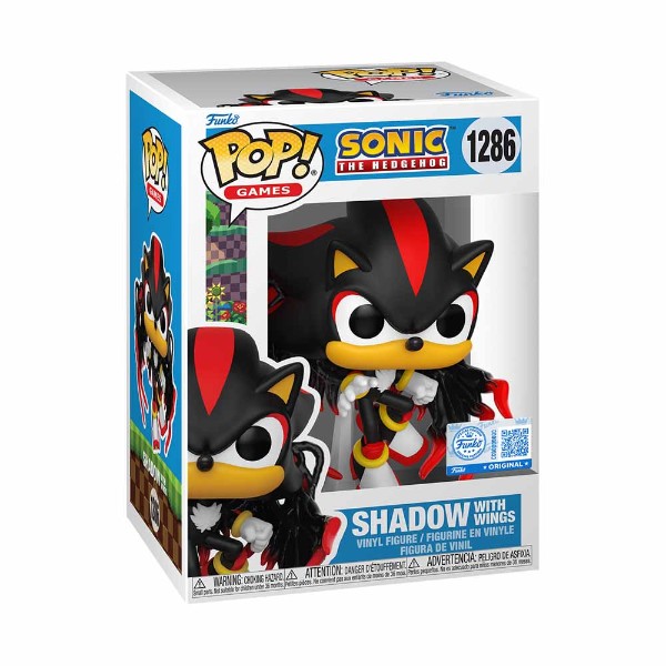 Sonic the Hedgehog - Shadow with Wings Pop! Vinyl Figure - Packshot 2